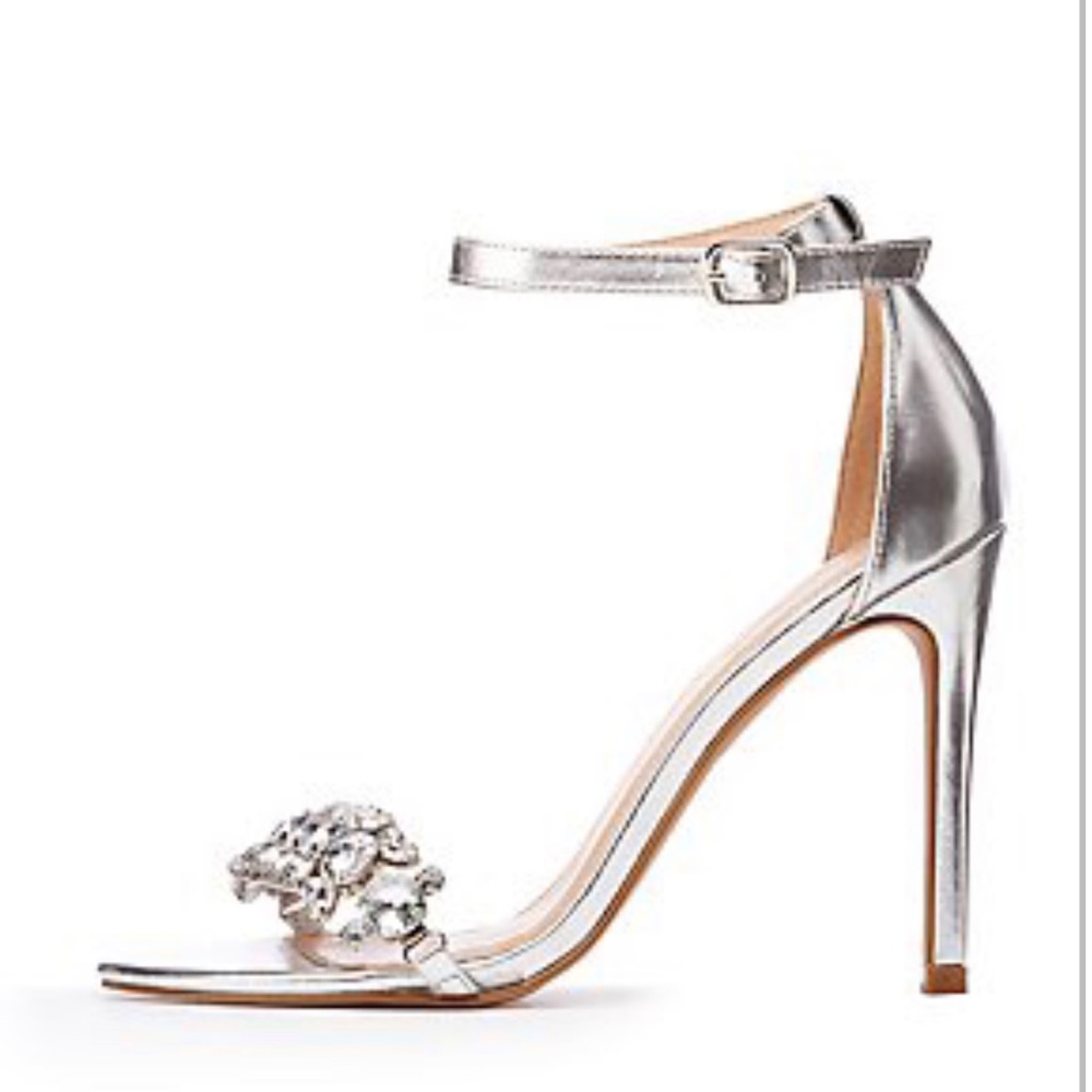 Charlotte Russe silver heels